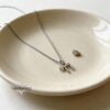 Solid 14K gold mini Chai pendant, handmade in Israel