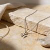 Solid 14K gold mini Chai pendant, handmade in Israel