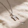 Two Piece Chai Necklace in 925 Sterling Silver Jewish Jewelry for Men or Women - handmade in Israel