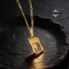 Two Piece Chai Necklace in 925 Sterling Silver Jewish Jewelry for Men or Women - handmade in Israel