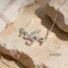 925 Sterling Silver Hebrew Name Necklace - Personalized Israeli jewelry - Gift from Jerusalem-Mother's Day Gift - handmade in Israel