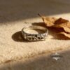 Sterling silver Hebrew name ring, handmade in Israel