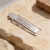 personalised bookmark: Custom Engraved Hebrew/English, Handmade in Israel - handmade in Israel