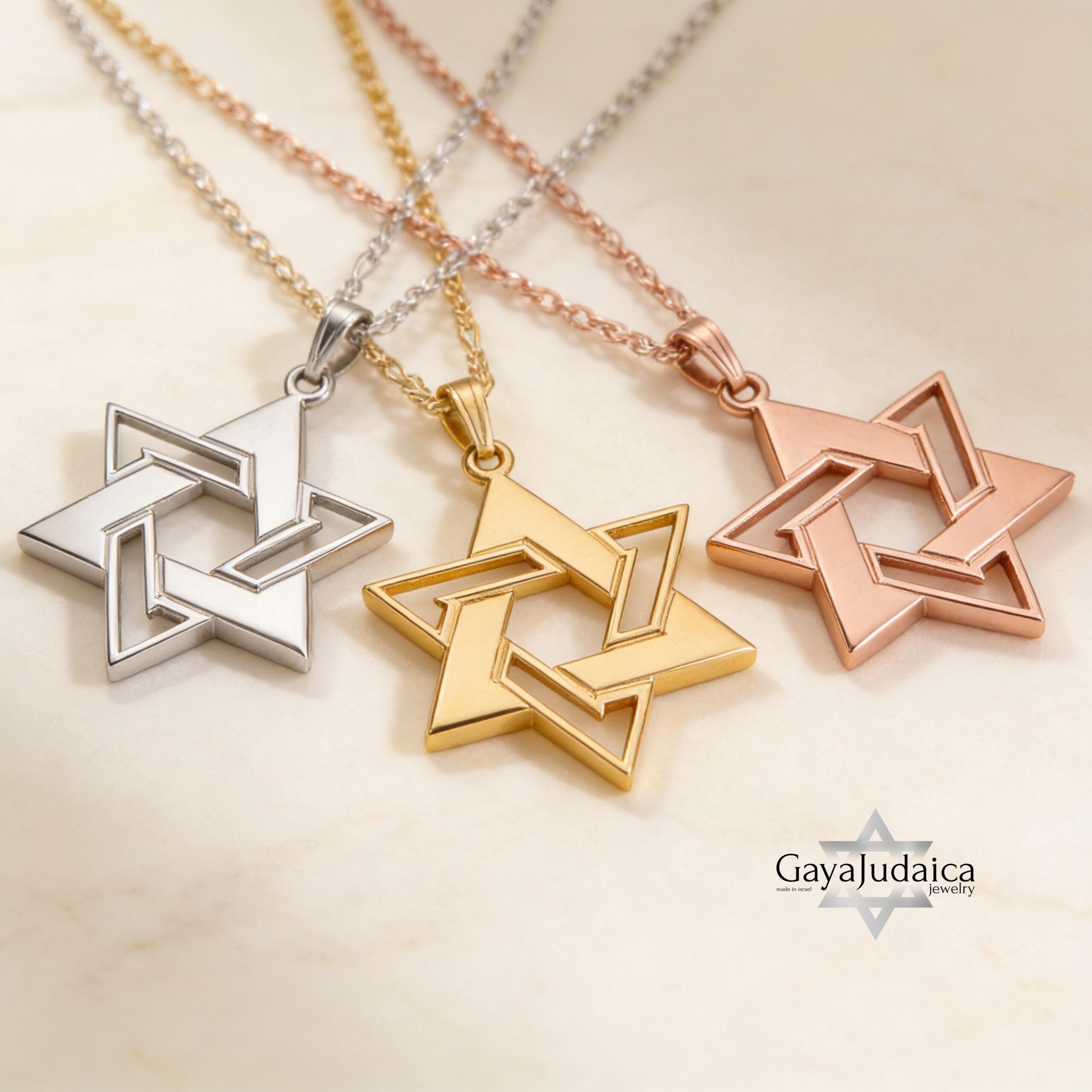 Sterling Silver Star of David Necklace, Large Magen David Pendant, Jewish Jewelry Sterling Silver Star of David Necklace, Large Magen David Pendant, Jewish Jewelry