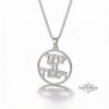 Custom bible verse necklace - Hebrew Priestly Blessing Necklace -Sterling Silver Judaica Jewelry - handmade in Israel