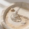 Custom bible verse necklace - Hebrew Priestly Blessing Necklace -Sterling Silver Judaica Jewelry - handmade in Israel