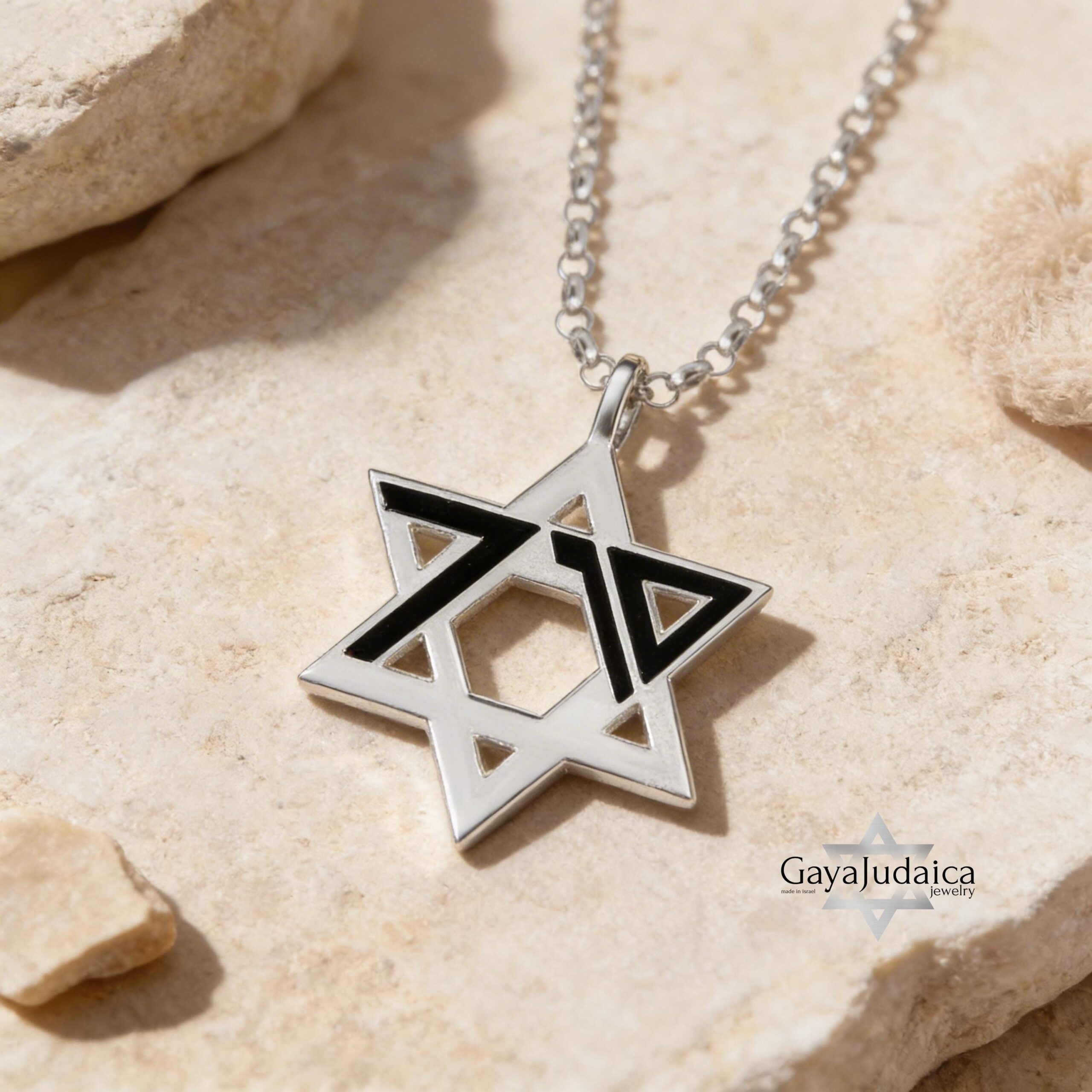 Sterling Silver Star of David Necklace, October 7 Memorial Jewelry, Jewish Gift from Israel Sterling Silver Star of David Necklace, October 7 Memorial Jewelry, Jewish Gift from Israel