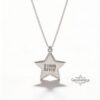 Star of David Necklace with Hebrew Name - Jewish Gift from Israel - handmade in Israel