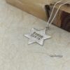 Star of David Necklace with Hebrew Name - Jewish Gift from Israel - handmade in Israel