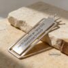Sterling Silver Bookmark, Hebrew or English Engraving, Crown Design Handmade in Israel - handmade in Israel