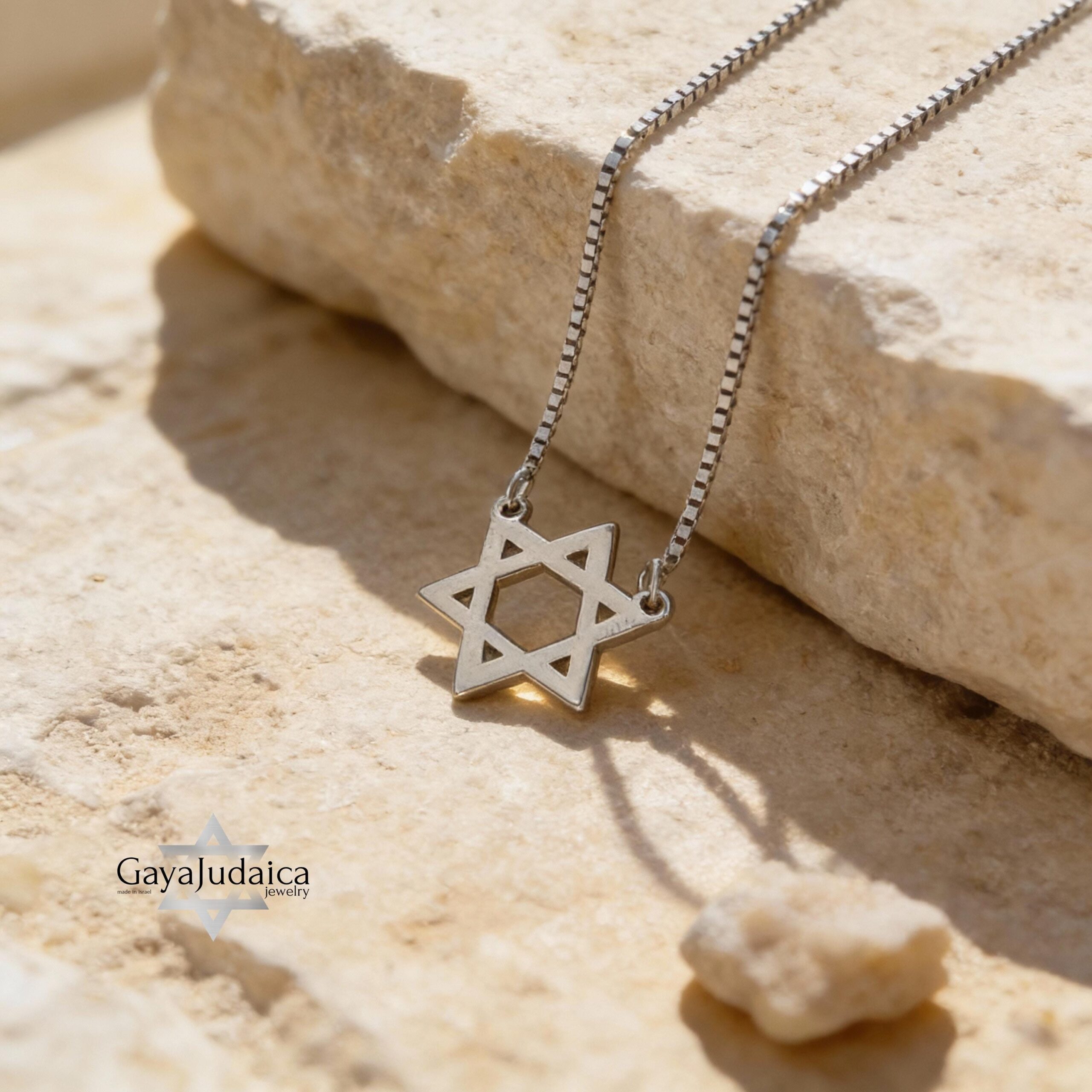 14K Gold Star of David Necklace, Dainty Jewish Pendant, Elegant Judaica Gift from Israel 14K Gold Star of David Necklace, Dainty Jewish Pendant, Elegant Judaica Gift from Israel