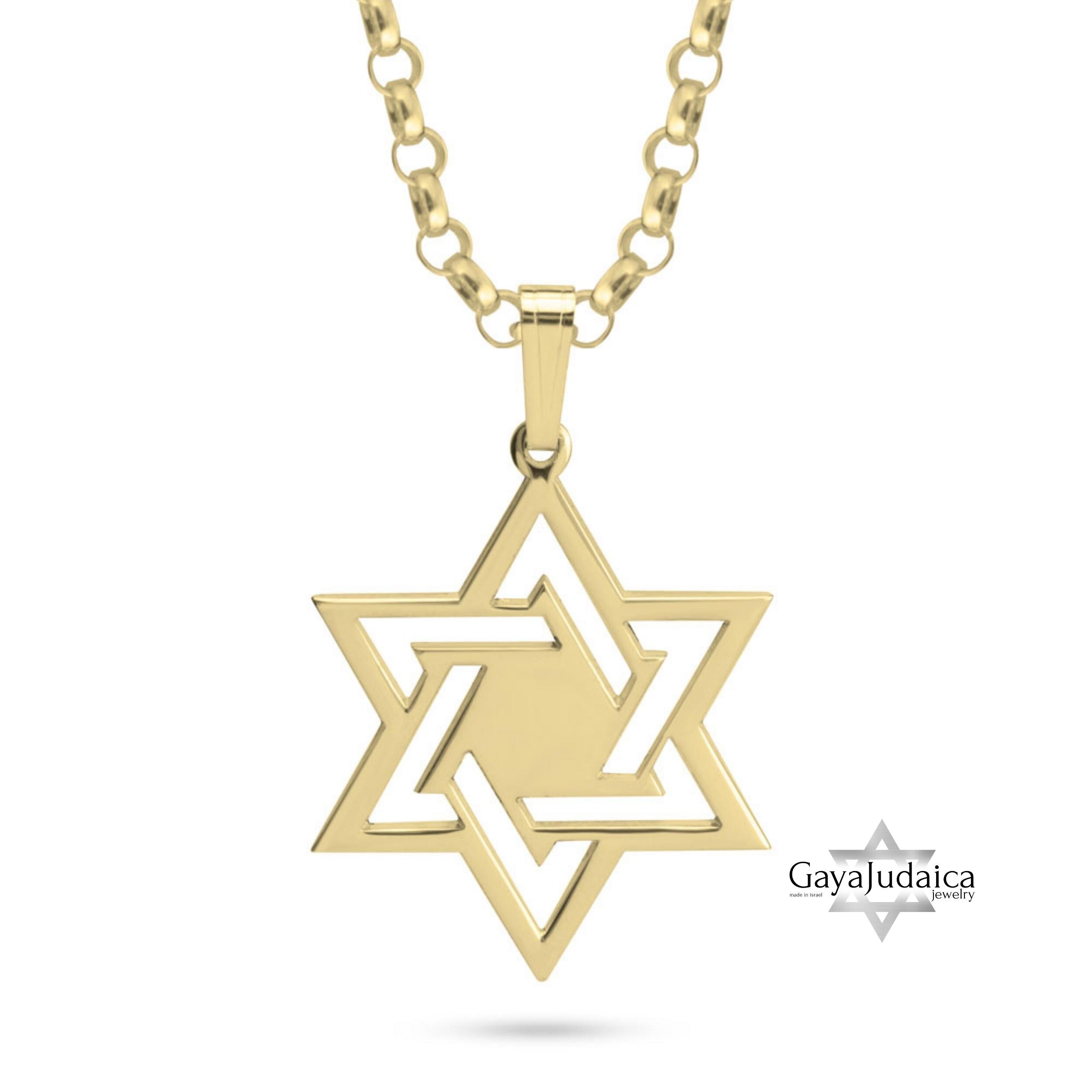 Star of David Necklace, Sterling Silver, Israeli Judaica Gift Star of David Necklace, Sterling Silver, Israeli Judaica Gift