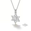 Tiny Star of David Necklace - Jewish Pendant 14K Gold, Made in Israel - handmade in Israel
