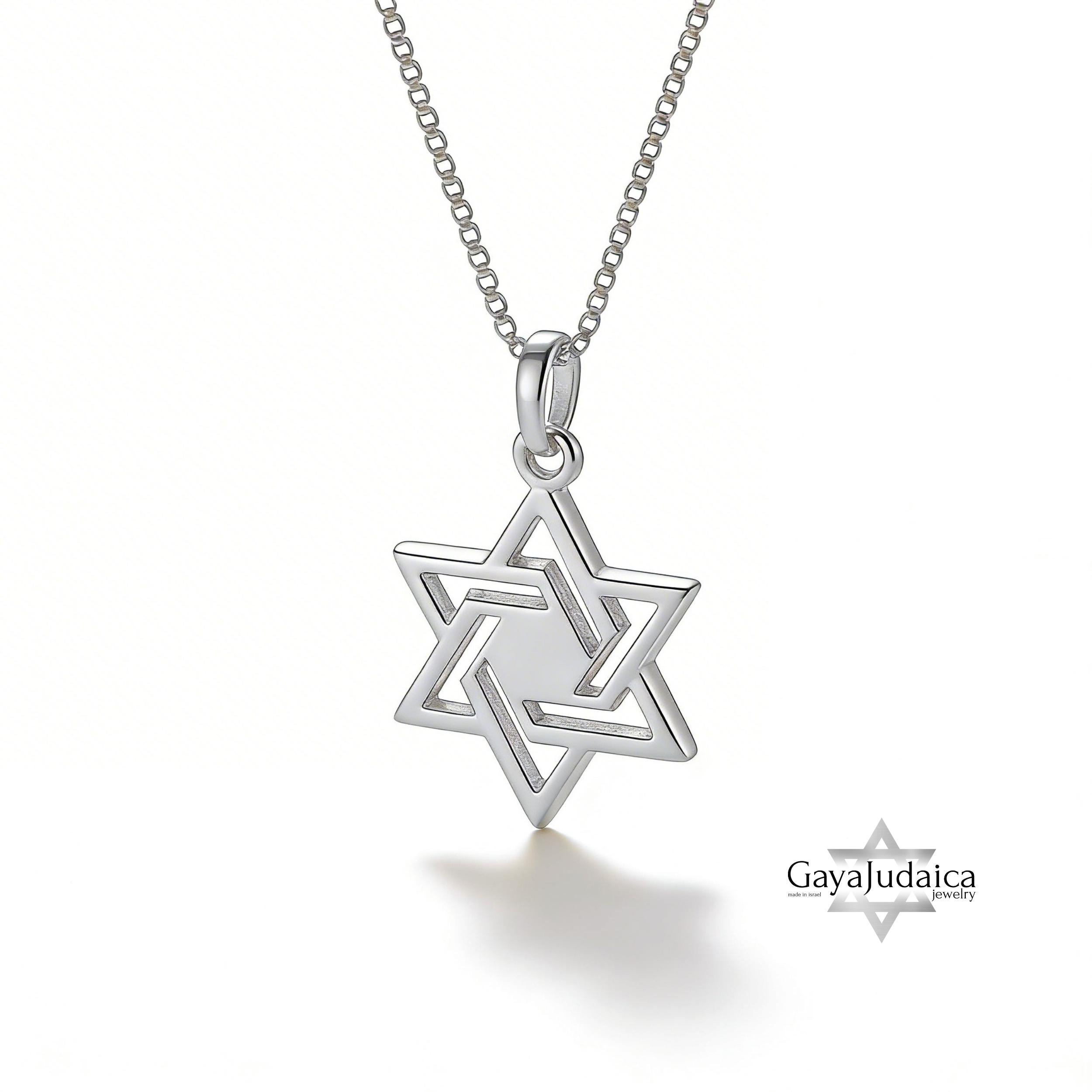 Tiny Star of David Necklace, Jewish Pendant 14K Gold Tiny Star of David Necklace, Jewish Pendant 14K Gold