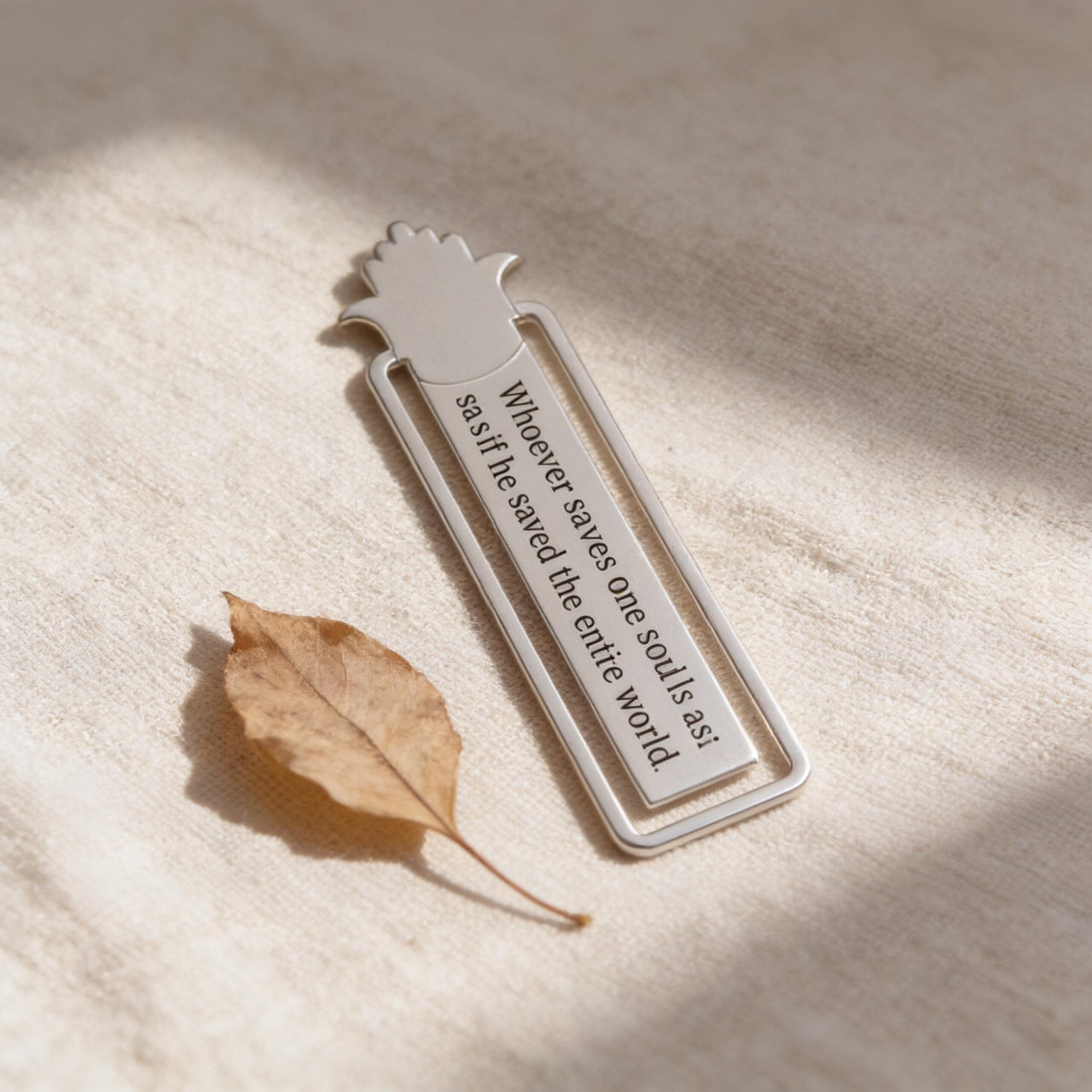 personalised bookmark, Custom Engraved Hebrew/English personalised bookmark, Custom Engraved Hebrew/English