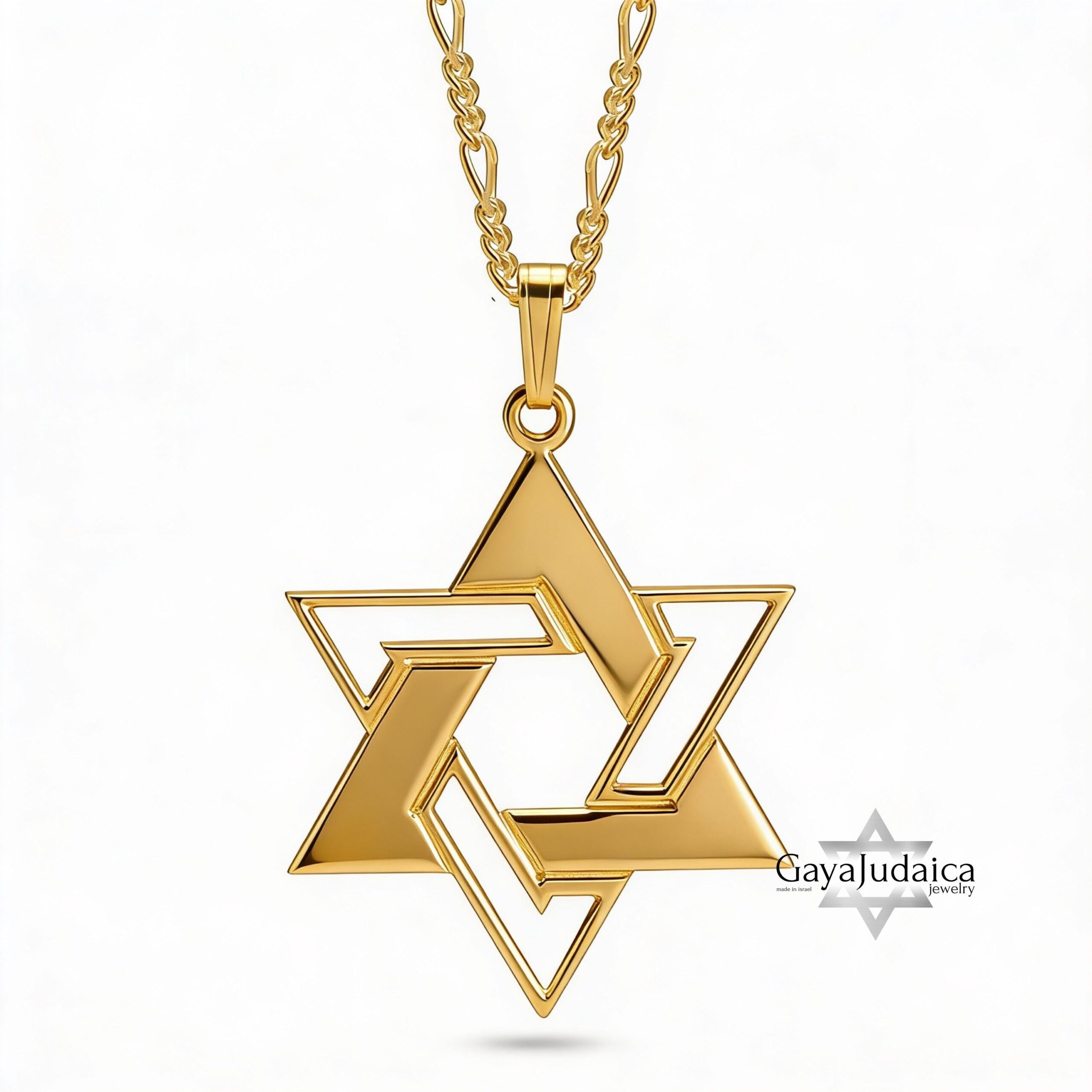 Sterling Silver Star of David Necklace, Large Magen David Pendant, Jewish Jewelry Sterling Silver Star of David Necklace, Large Magen David Pendant, Jewish Jewelry