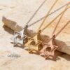 Sterling Silver Star of David Necklace: Large Magen David Pendant, Jewish Jewelry - handmade in Israel