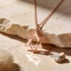 Sterling Silver Star of David Necklace: Large Magen David Pendant, Jewish Jewelry - handmade in Israel