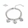 custom bracelet mom - Birthstones -Engraved kids name Heart - handmade in Israel