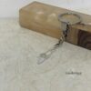 Sterling Silver Israel Map Keychain - Judaica Heritage Jewelry - handmade in Israel