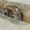 Custom bible verse necklace - Hebrew Priestly Blessing Necklace -Sterling Silver Judaica Jewelry - handmade in Israel