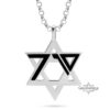 Sterling Silver Star of David Necklace: Jewish Jewelry Gift -Memorial jewelry from Israel 7.10.23 - handmade in Israel