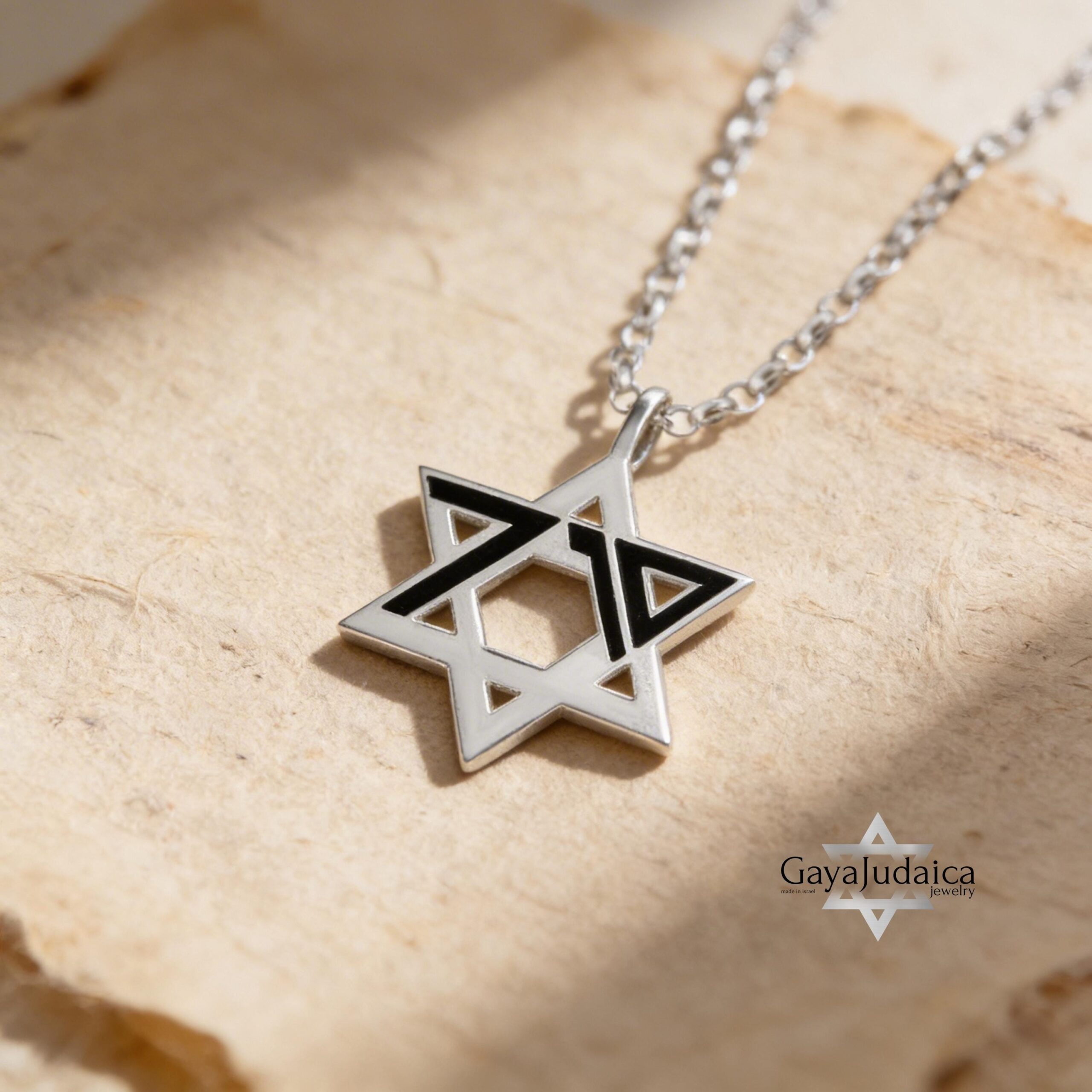 Sterling Silver Star of David Necklace, October 7 Memorial Jewelry, Jewish Gift from Israel Sterling Silver Star of David Necklace, October 7 Memorial Jewelry, Jewish Gift from Israel