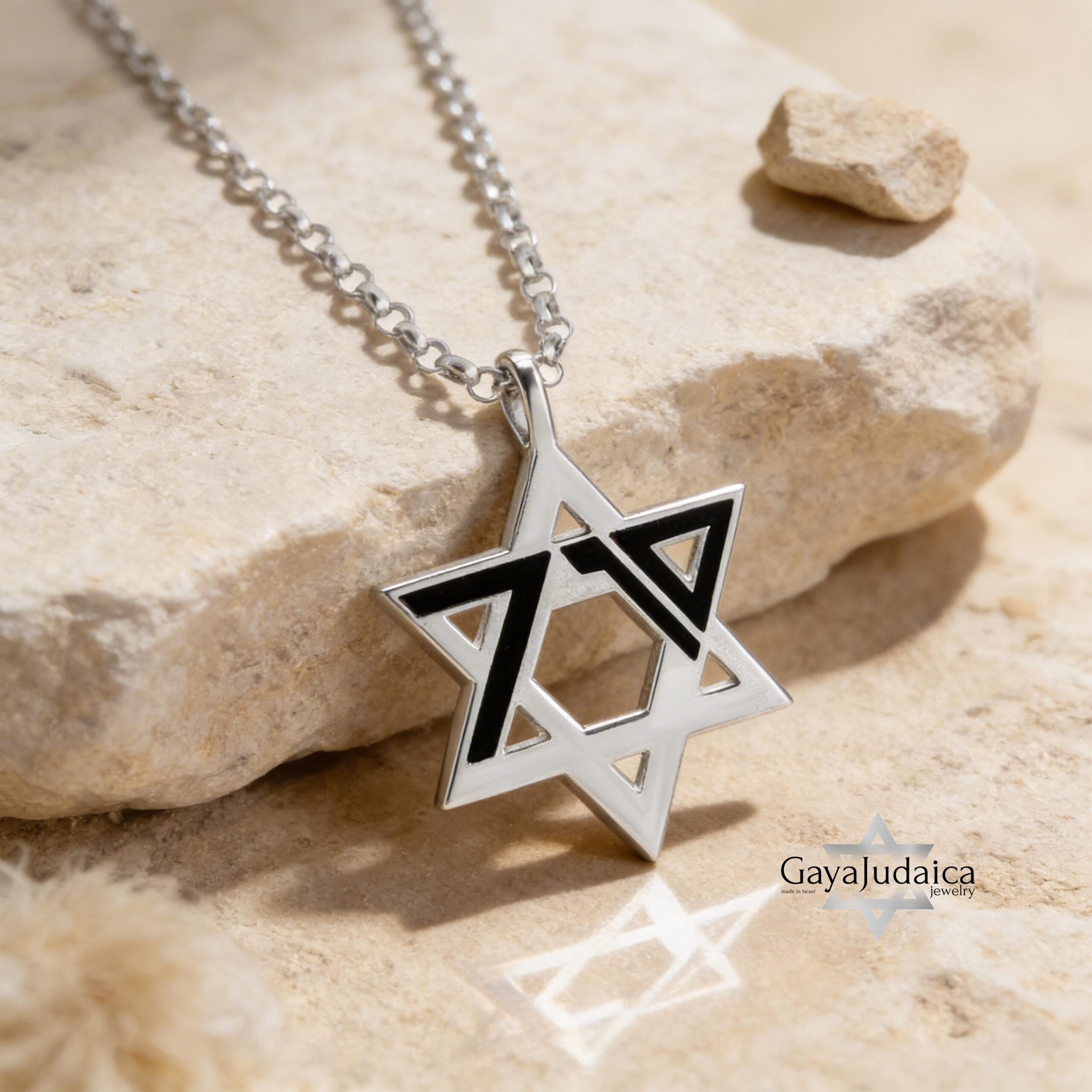 Sterling Silver Star of David Necklace, October 7 Memorial Jewelry, Jewish Gift from Israel Sterling Silver Star of David Necklace, October 7 Memorial Jewelry, Jewish Gift from Israel