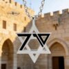 Sterling Silver Star of David Necklace: Jewish Jewelry Gift -Memorial jewelry from Israel 7.10.23 - handmade in Israel