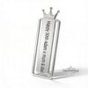 Sterling Silver Bookmark, Hebrew or English Engraving, Crown Design Handmade in Israel - handmade in Israel
