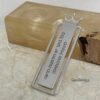 Sterling Silver Bookmark, Hebrew or English Engraving, Crown Design Handmade in Israel - handmade in Israel
