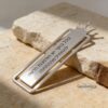 Sterling Silver Bookmark, Hebrew or English Engraving, Crown Design Handmade in Israel - handmade in Israel
