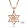 Star of David Necklace - Sterling Silver - Israeli Judaica Gift - handmade in Israel