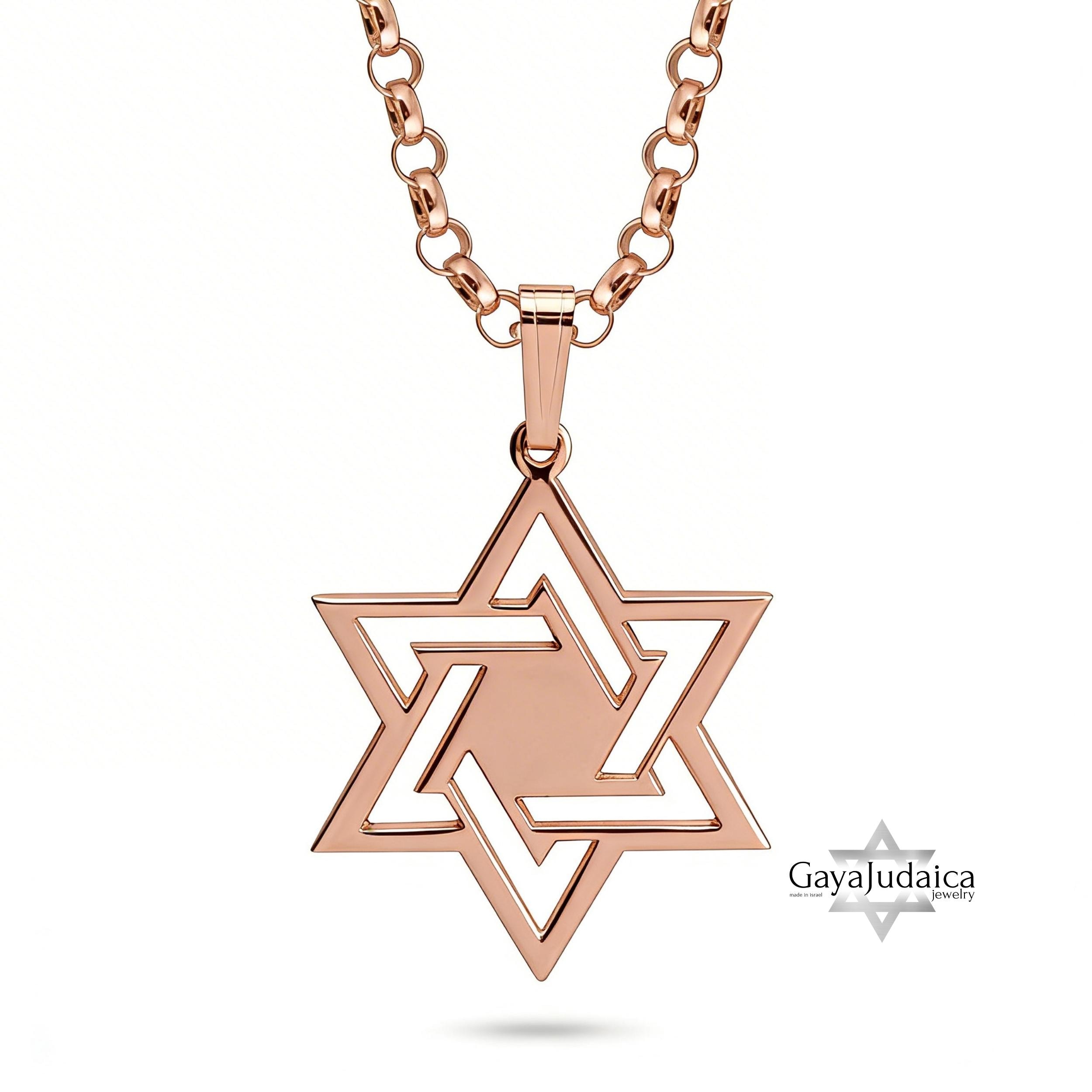 Star of David Necklace, Sterling Silver, Israeli Judaica Gift Star of David Necklace, Sterling Silver, Israeli Judaica Gift