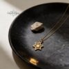 Tiny Star of David Necklace - Jewish Pendant 14K Gold, Made in Israel - handmade in Israel
