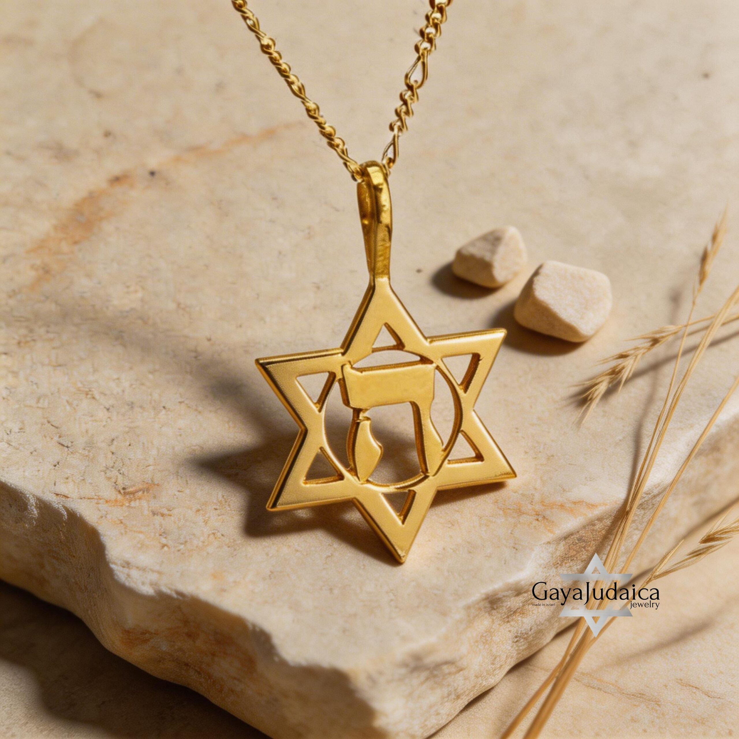 Star of David Hebrew Letter Heh (ה) Necklace, Kabbalah Jewish Jewelry, God's Name Symbol Star of David Hebrew Letter Heh (ה) Necklace, Kabbalah Jewish Jewelry, God's Name Symbol