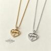 14K Gold Mini Heart Chai Necklace - Bat Mitzvah Gift, Hebrew Pendant - Dainty Judaica Jewelry - handmade in Israel