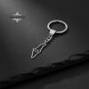Sterling Silver Israel Map Keychain - Judaica Heritage Jewelry - handmade in Israel