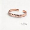 Personalized Hebrew Name Sterling Silver Cuff Bracelet - Judaica Jewelry - handmade in Israel