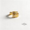 Personalized Engraving Hebrew Name Ring: 925 Silver Spiral Jewish Jewelry - handmade in Israel