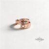 Personalized Engraving Hebrew Name Ring: 925 Silver Spiral Jewish Jewelry - handmade in Israel
