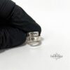 Personalized Engraving Hebrew Name Ring: 925 Silver Spiral Jewish Jewelry - handmade in Israel
