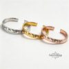 Personalized Hebrew Name Sterling Silver Cuff Bracelet - Judaica Jewelry - handmade in Israel