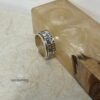 Sterling Silver Spinner Ring - Hebrew Name, Bible Verse: Jewish Band - handmade in Israel