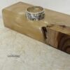 Sterling Silver Spinner Ring - Hebrew Name, Bible Verse: Jewish Band - handmade in Israel