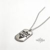 This Too Shall Pass Necklace Sterling Silver, Hebrew Gam Zeh Yaavor Dog Tag - handmade in Israel
