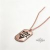 This Too Shall Pass Necklace Sterling Silver, Hebrew Gam Zeh Yaavor Dog Tag - handmade in Israel