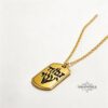 This Too Shall Pass Necklace Sterling Silver, Hebrew Gam Zeh Yaavor Dog Tag - handmade in Israel