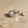 Personalized Hebrew name ring, handmade in Israel