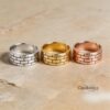 Personalized Hebrew name ring, handmade in Israel